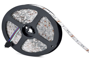 Porcellana Raddoppi le luci flessibili parteggiate della striscia LED di RGB, lampade fluorescenti all'aperto di 12V LED fornitore