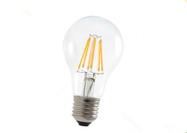Porcellana Materiale economizzatore d'energia di vetro 240V della base della lampada E27 della PANNOCCHIA LED del filamento di A60 6W fornitore